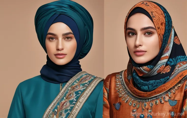 튀르키예에서의 패션 트렌드 - Here are three detailed image prompts in English, designed to generate visuals based on Turkish fash...