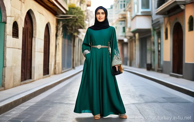튀르키예에서의 패션 트렌드 - ### Image Prompt 1: "Modern Elegance: Turkish Hijab Fashion in Istanbul Streets"