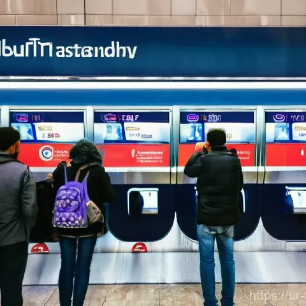 튀르키예 대중교통 이용법 가이드 - **Prompt 1: Bustling Istanbul Metro Station with Istanbulkart Interaction**
"A vibrant, wide-ang...