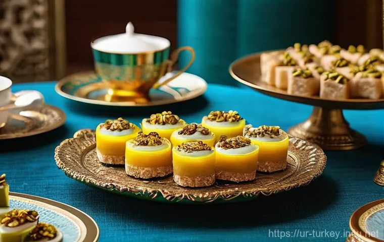 튀르키예의 독특한 음식 문화 - **Prompt:** A dynamic and authentic Turkish street food scene centered around a bustling kebab stand...