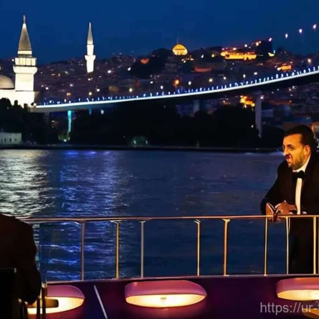 튀르키예 재즈 페스티벌 일정 - **Prompt 1: Istanbul Jazz on the Bosphorus at Night**
    "An enchanting evening scene on the Bospho...