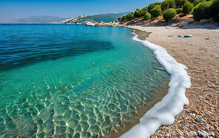 튀르키예의 해양 보호 정책 - Prompt 1: Serene Turkish Coastline with a Hint of Environmental Awareness** 튀르키예의 해양 보호 정책 - Prompt 1: Serene Turkish Coastline with a Hint of Environmental Awareness**