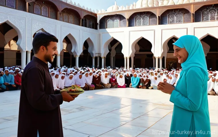 튀르키예의 전통 사원과 종교적 의식 - **Prompt 2: Hagia Sophia's Timeless Fusion of Cultures**
    "A stunning interior view of Hagia Soph...