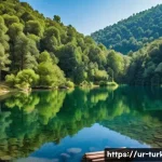 튀르키예 국립공원 탐방 - A serene and picturesque landscape of Yedigöller National Park in Turkey. Seven crystal-clear, calm ...